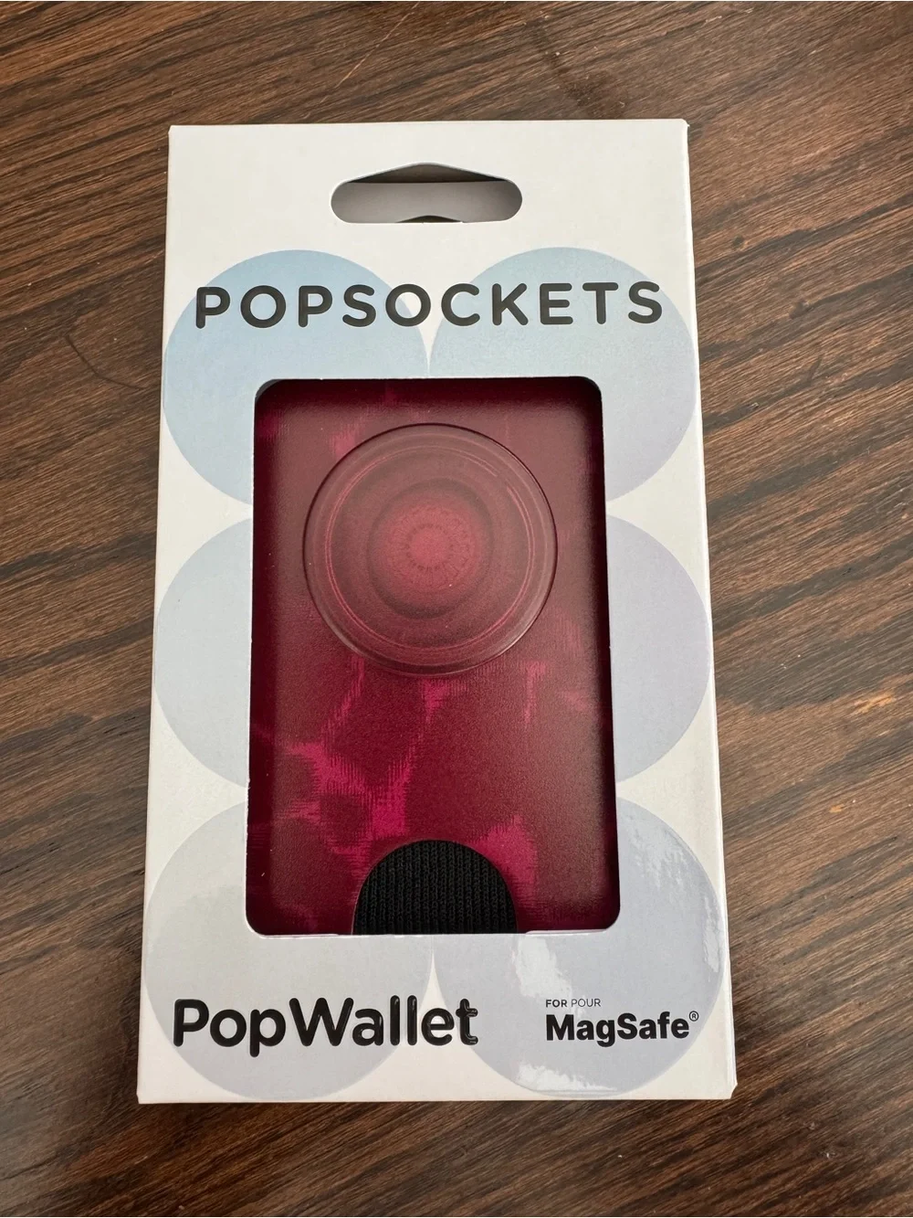 PopSocket PopWallet for MagSafe - in Velvet Berry new rare color
